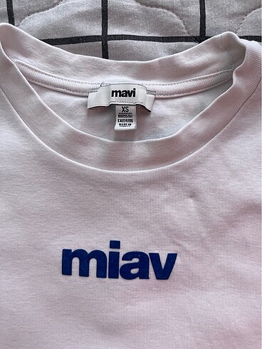 Mavi Jeans Miav yazılı