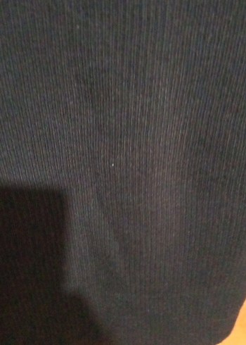 Siyah, Uzun Kollu, Midi Triko Elbise - Görsel 6