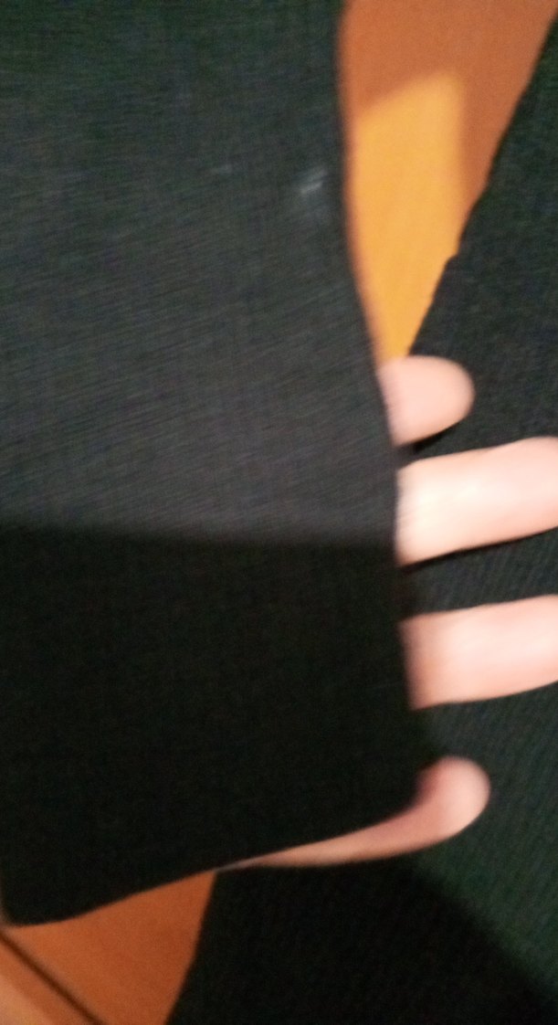 Siyah, Uzun Kollu, Midi Triko Elbise - Görsel 4