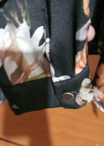 Çiçek Desenli Uzun Kollu Bohem Bluz - Görsel 5