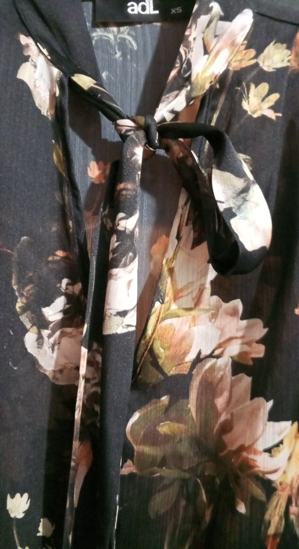 Çiçek Desenli Uzun Kollu Bohem Bluz - Görsel 2