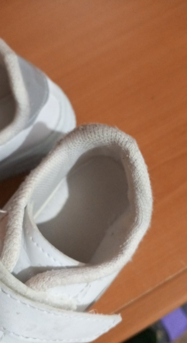 Beyaz Erkek Çocuk Cırt Cırtlı Spor Ayakkabı - Görsel 3