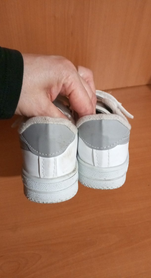 Beyaz Erkek Çocuk Cırt Cırtlı Spor Ayakkabı - Görsel 5