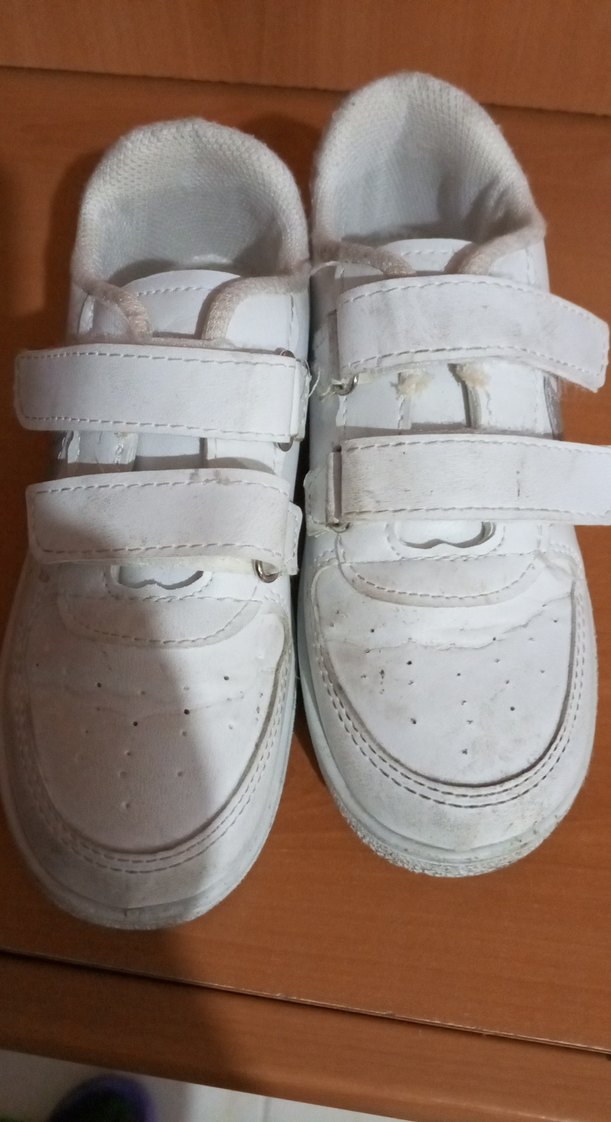 Beyaz Erkek Çocuk Cırt Cırtlı Spor Ayakkabı - Görsel 2