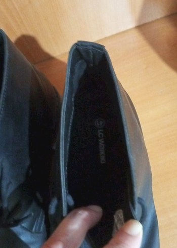 Siyah Deri Erkek Bot, Tokalı, Ofis Tarzı - Görsel 4