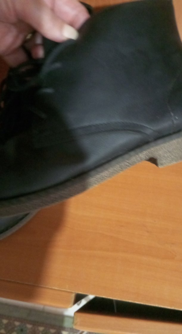 Siyah Deri Erkek Bot, Tokalı, Ofis Tarzı - Görsel 5