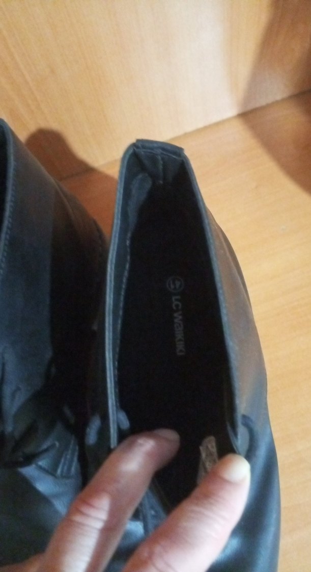 Siyah Deri Erkek Bot, Tokalı, Ofis Tarzı - Görsel 4