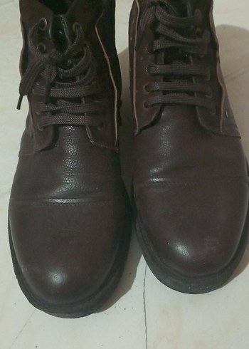 Kahverengi Deri Erkek Bot - Görsel 9