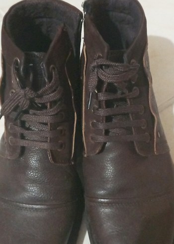 Kahverengi Deri Erkek Bot - Görsel 2