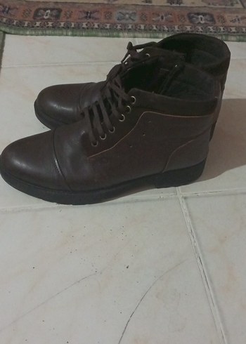 Kahverengi Deri Erkek Bot - Görsel 3