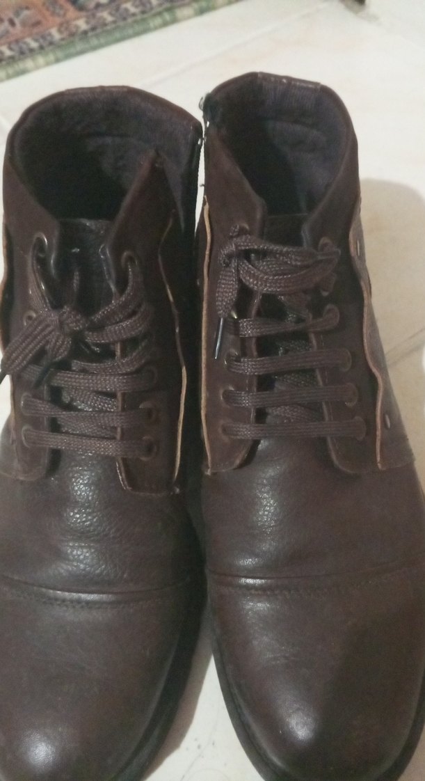 Kahverengi Deri Erkek Bot - Görsel 2