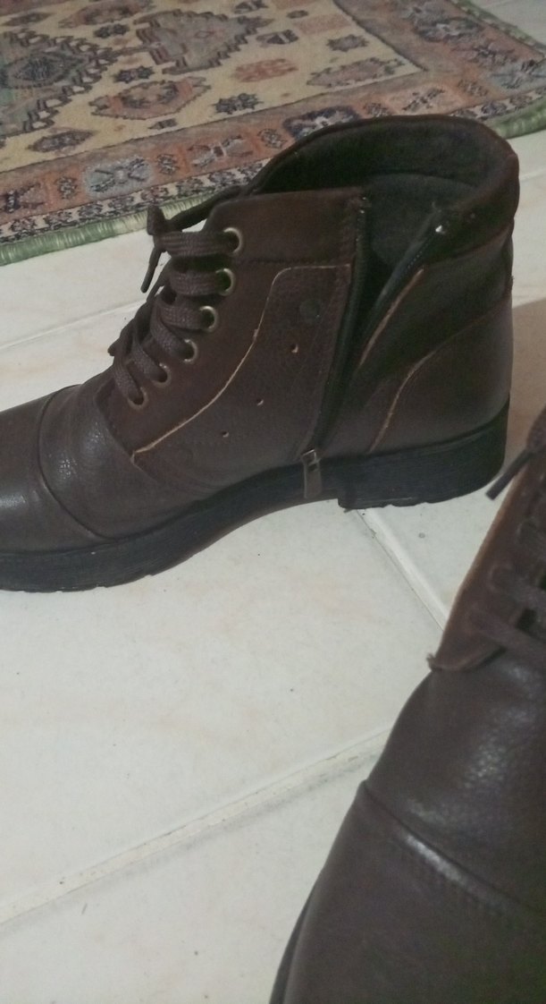 Kahverengi Deri Erkek Bot - Görsel 4