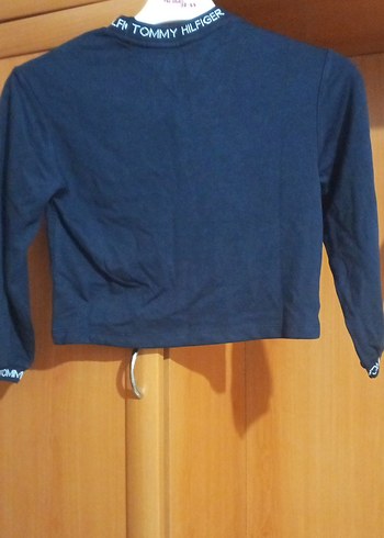 Tommy Hilfiger Erkek Çocuk Lacivert Sweatshirt - Görsel 7