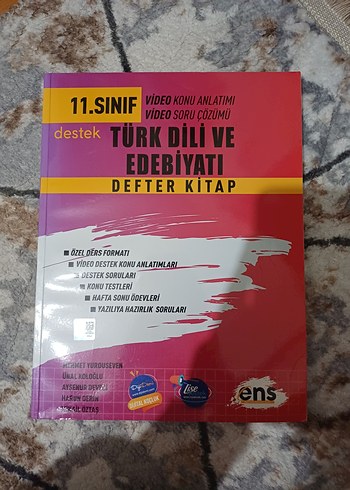 11. Sınıf Türk Dili ve Edebiyatı Defter Kitap