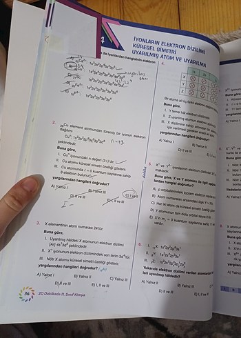 11. Sınıf 20 Dakikada Kimya Öğrenci Defteri - Görsel 2