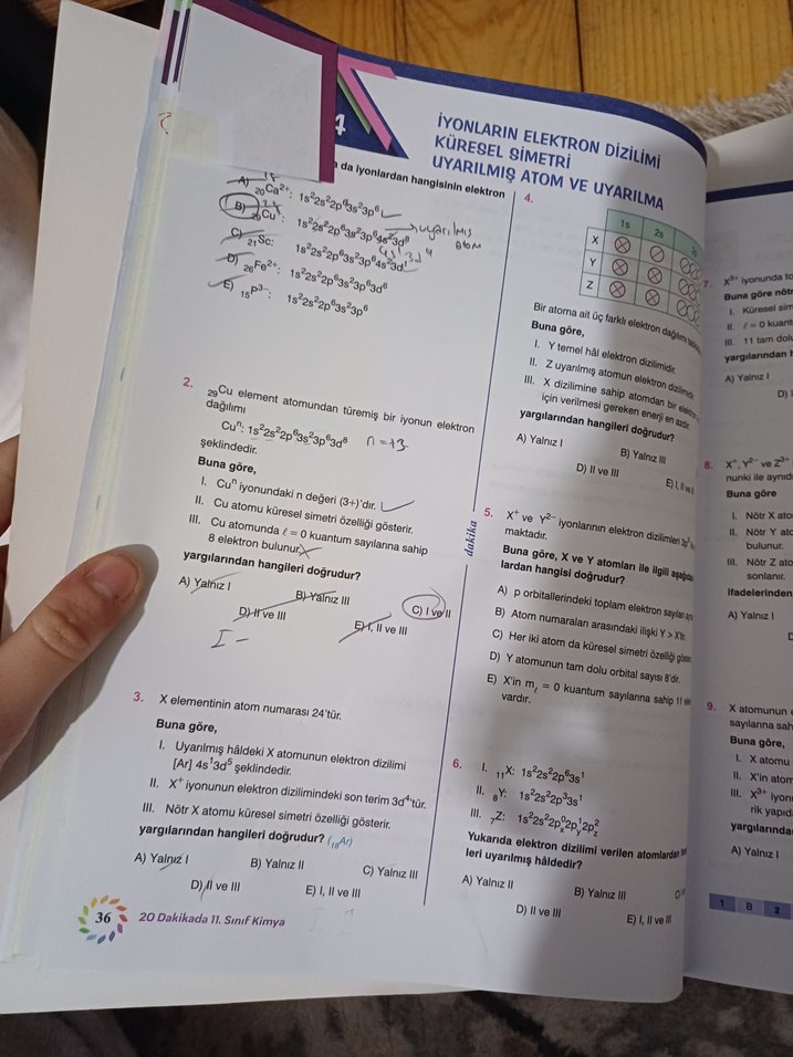 11. Sınıf 20 Dakikada Kimya Öğrenci Defteri - Görsel 2