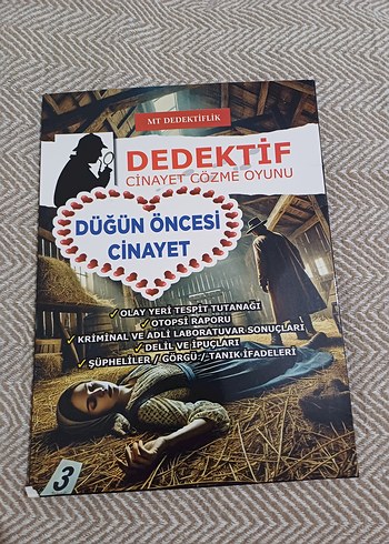 Dedektif Cinayet Çözme Oyunu - Düğün Öncesi Cinayet