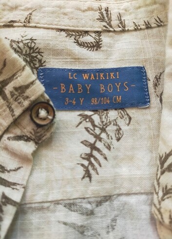 Erkek çocuk LC Waikiki marka 4 gömlek 