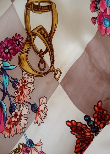 Pierre Cardin ipek eşarp - Görsel 5