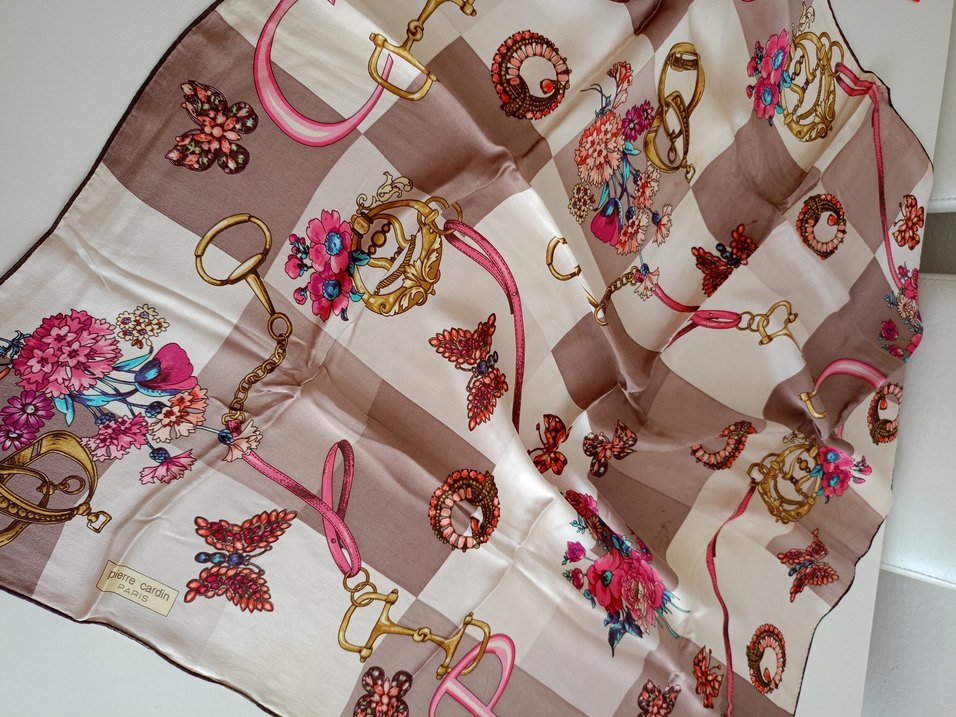 Pierre Cardin ipek eşarp - Görsel 2