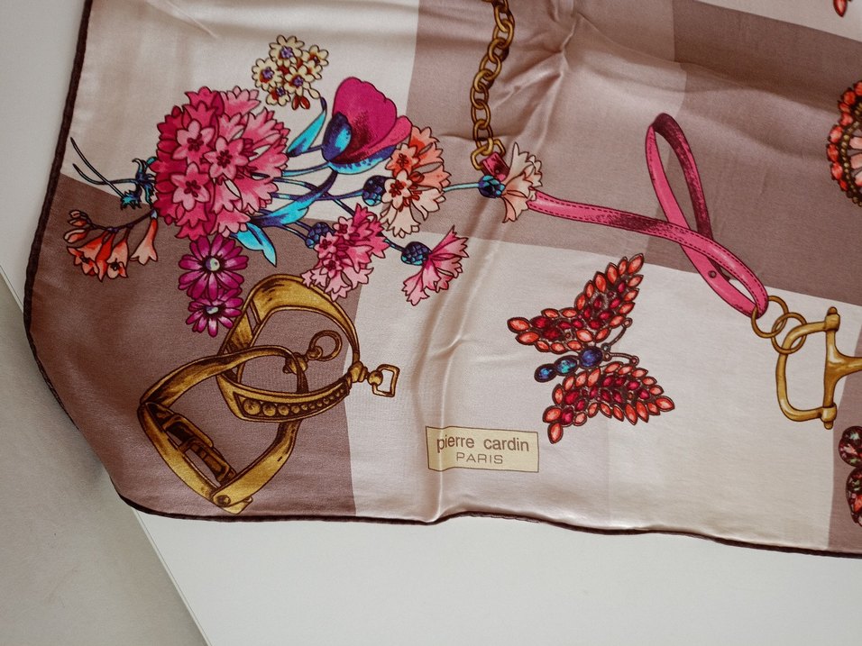 Pierre Cardin ipek eşarp - Görsel 3