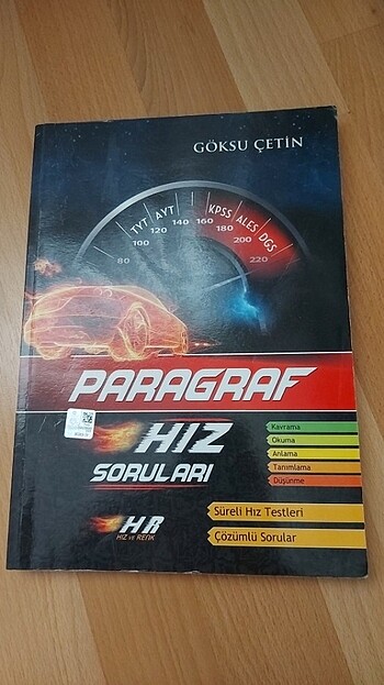 Hız ve Renk yayınları paragraf sorusu bankası 