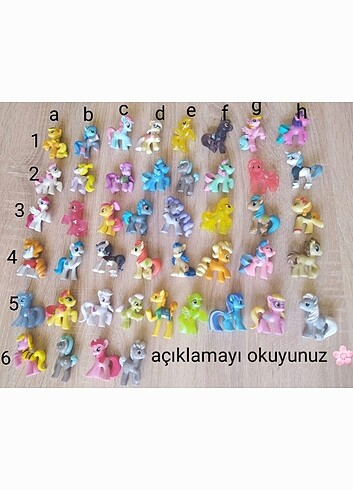 Mlp Pony figurleri 