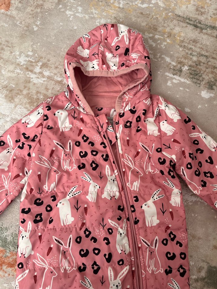 Lcw Kapüşonlu Pembe Bebek Tulumu - Görsel 2