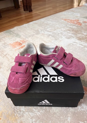 Kız Çocuk Pembe Adidas Spor Ayakkabı - Görsel 6