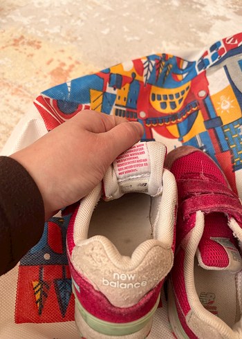 Kız Çocuk Pembe Velcro Sneaker - Görsel 5