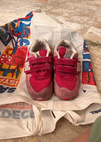 Kız Çocuk Pembe Velcro Sneaker - Görsel 6