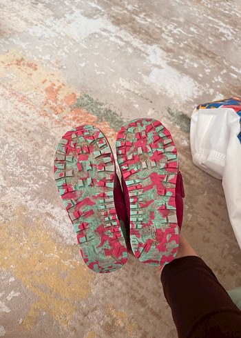 Kız Çocuk Pembe Velcro Sneaker - Görsel 4