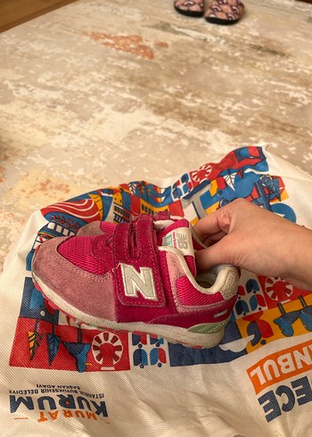 Kız Çocuk Pembe Velcro Sneaker - Görsel 2