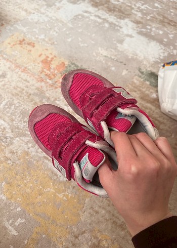 Kız Çocuk Pembe Velcro Sneaker - Görsel 3