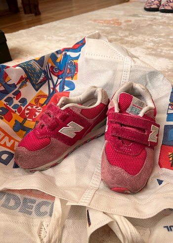 Kız Çocuk Pembe Velcro Sneaker - Görsel 7
