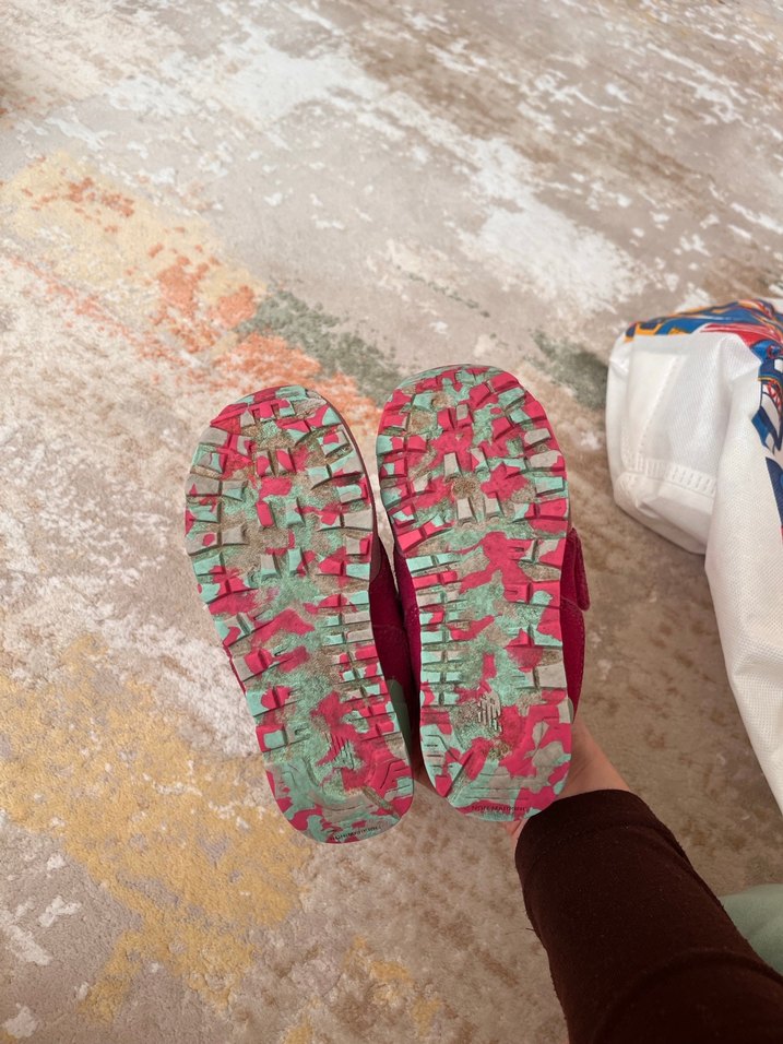 Kız Çocuk Pembe Velcro Sneaker - Görsel 4