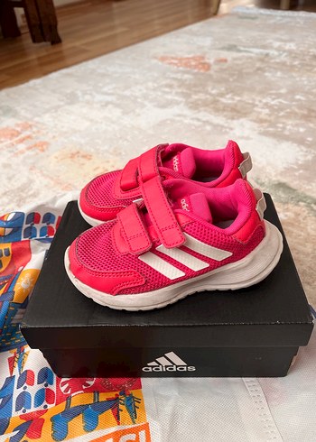 Kız Çocuk Pembe Adidas Spor Ayakkabı - Görsel 7
