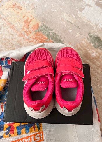 Kız Çocuk Pembe Adidas Spor Ayakkabı - Görsel 5