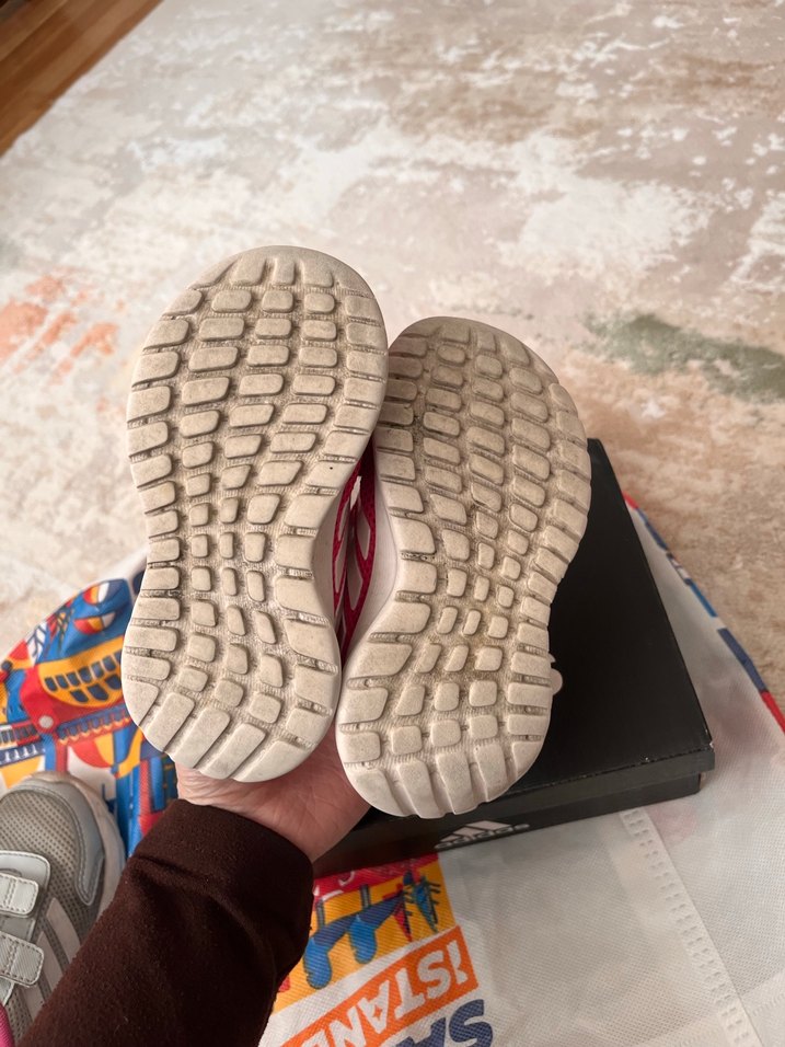 Kız Çocuk Pembe Adidas Spor Ayakkabı - Görsel 3