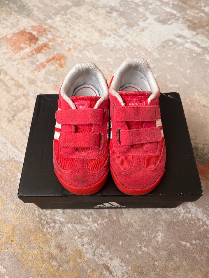 Kırmızı Adidas Erkek Çocuk Sneakers - Görsel 3