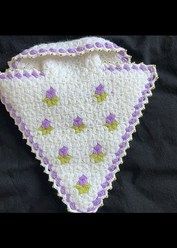 El Örgüsü Beyaz Banyo Süngeri - Görsel 2