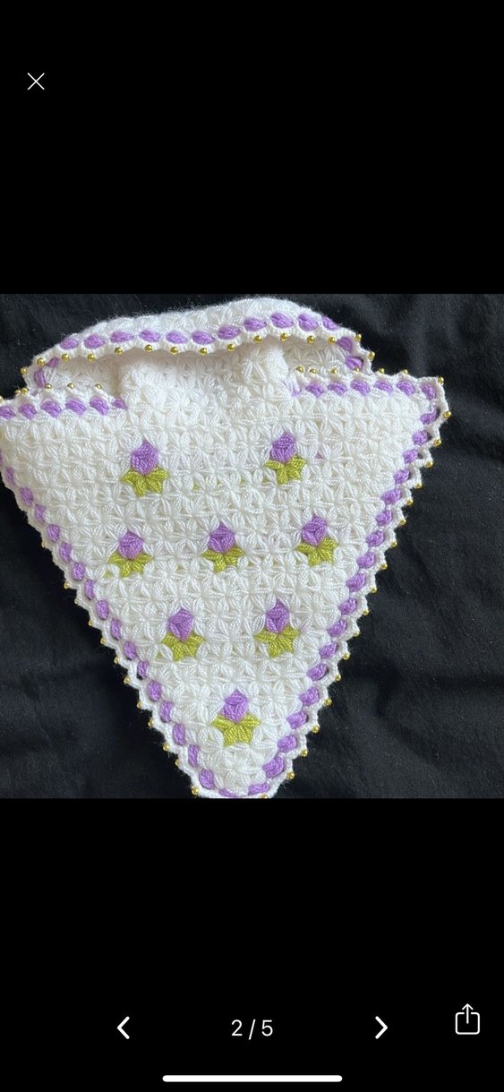 El Örgüsü Beyaz Banyo Süngeri - Görsel 2