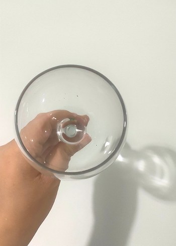 Şeffaf Ayaklı Cam Kadeh - Görsel 3