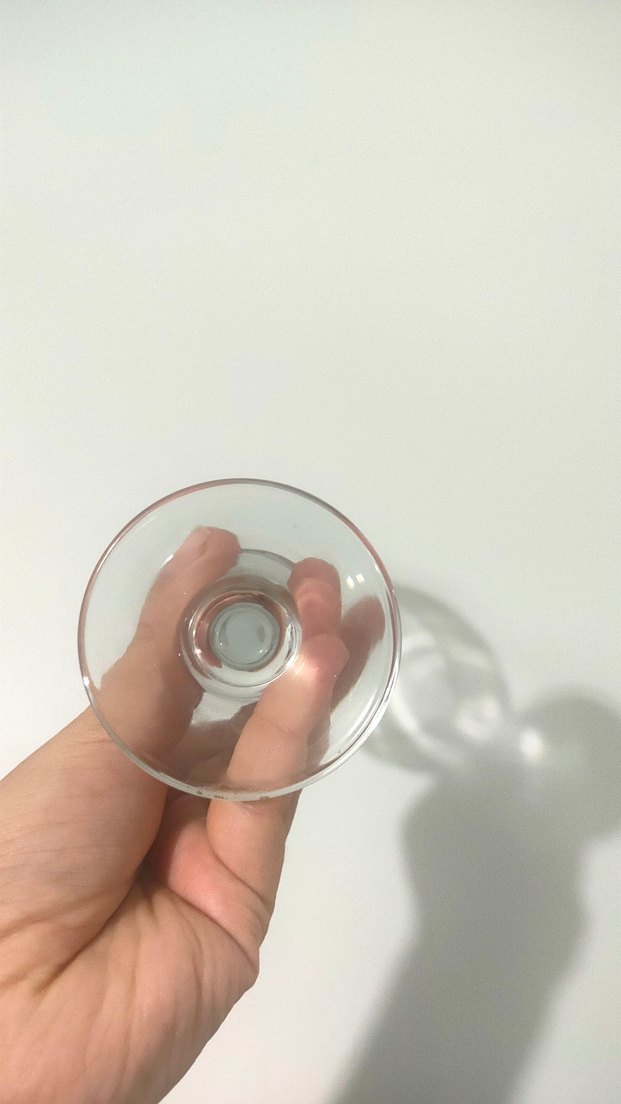 Şeffaf Ayaklı Cam Kadeh - Görsel 2