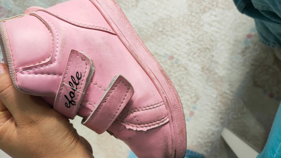 Pembe Tokalı Kız Çocuk Spor Ayakkabı - Görsel 2