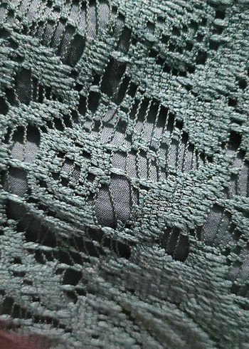 Kız Çocuk Lacivert Dantelli Klasik Elbise - Görsel 5