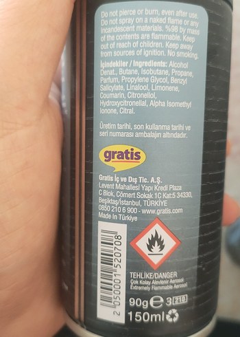 Grunge Punk Erkek Roll-On Deodorant - Görsel 3
