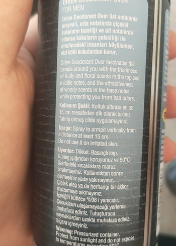 Grunge Punk Erkek Roll-On Deodorant - Görsel 2