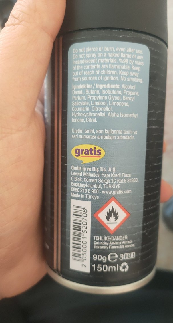 Grunge Punk Erkek Roll-On Deodorant - Görsel 3