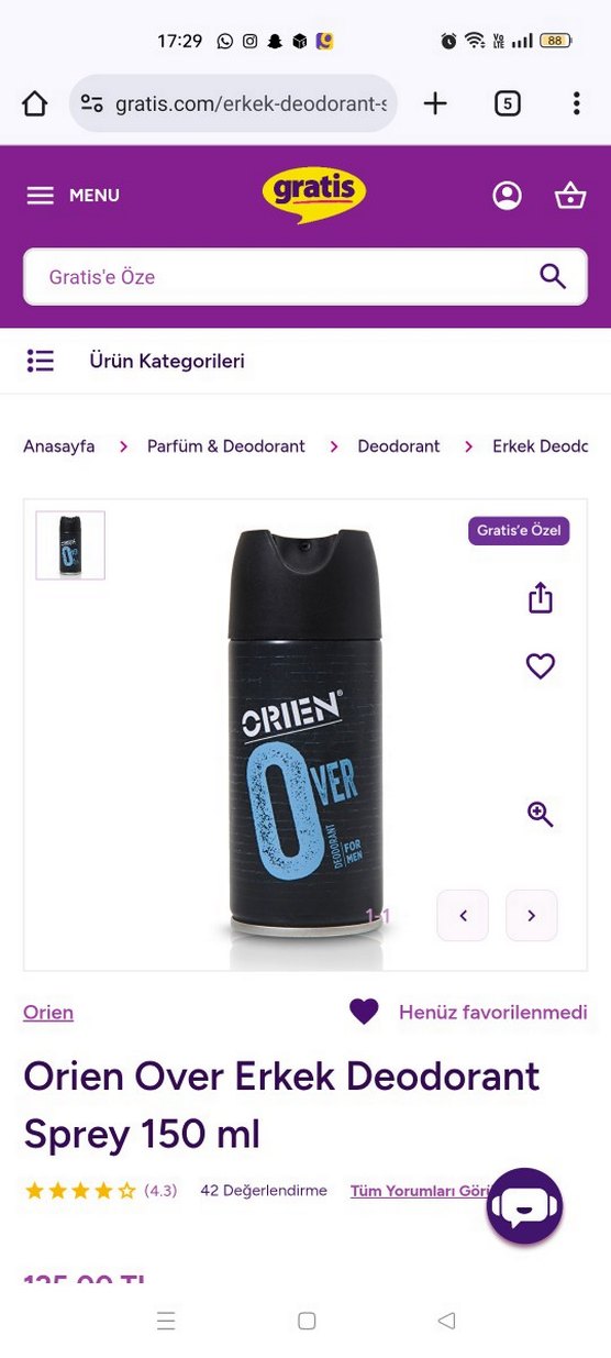 Grunge Punk Erkek Roll-On Deodorant - Görsel 5